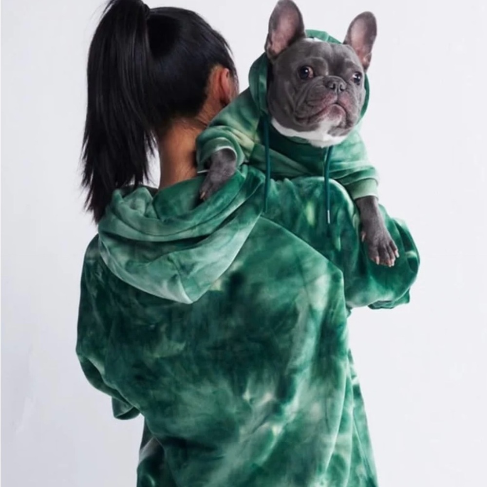 Matching dog and human hoodies from SparkPaws!